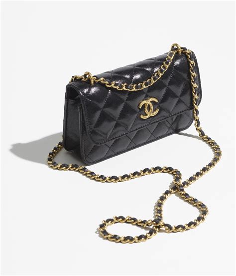 chanel cc trendy phone holder chanel official|Flap phone holder with chain .